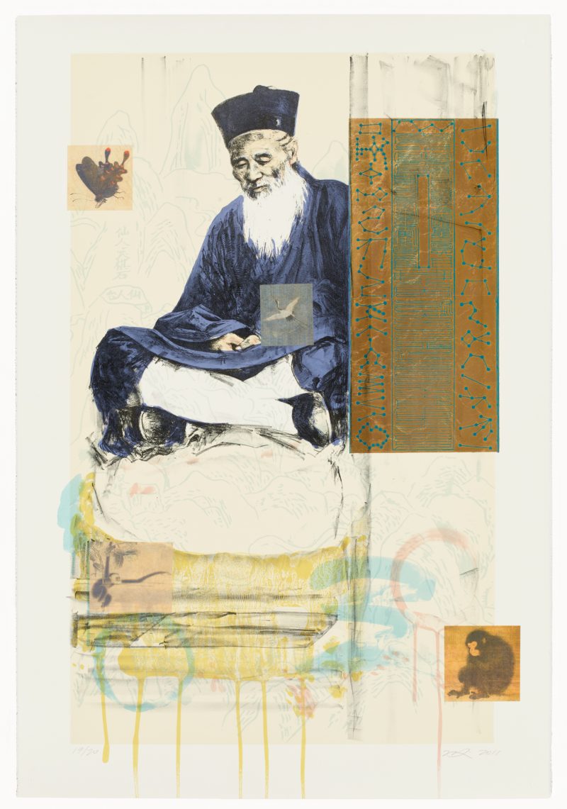 Hung Liu, Butterfly Dreams: Thinking, 2011 (11-310)