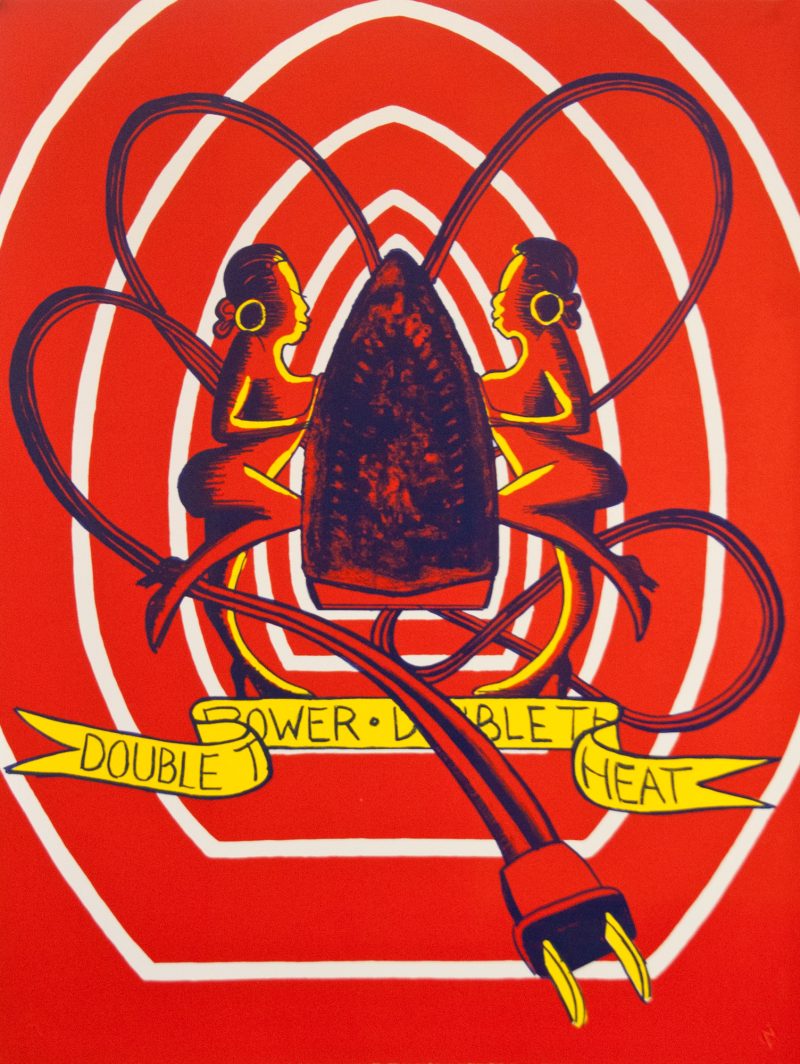 Willie Cole, Double the Heat, 2012 (12-321)