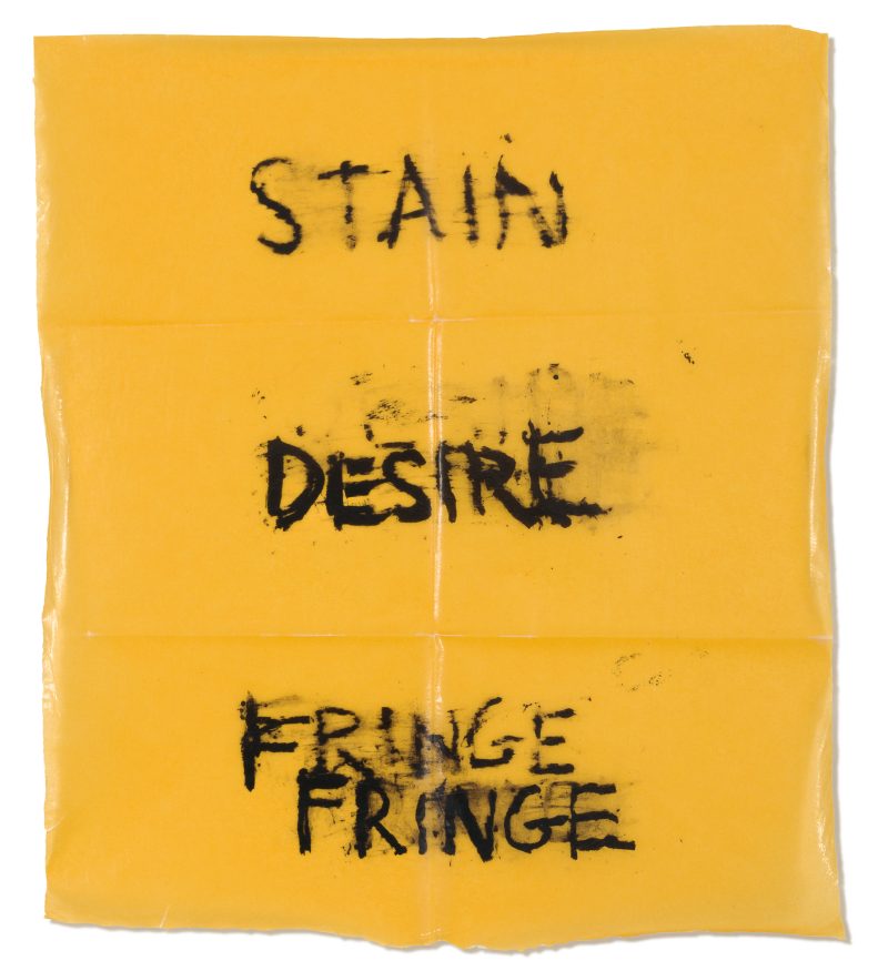 Harmony Hammond, Stain, Desire, Fringe, 2024 (24-312)