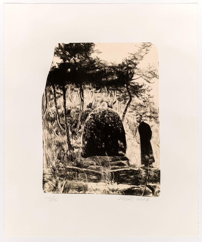 Hung Liu, Grandfather's Mountain: The Rock, 2013 (13-351)