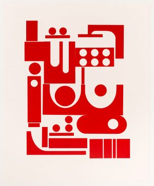 Single-color lithograph by Matt Magee.