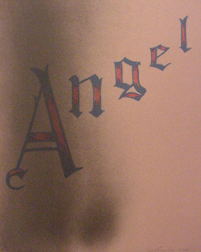 Lithograph by Ed Ruscha