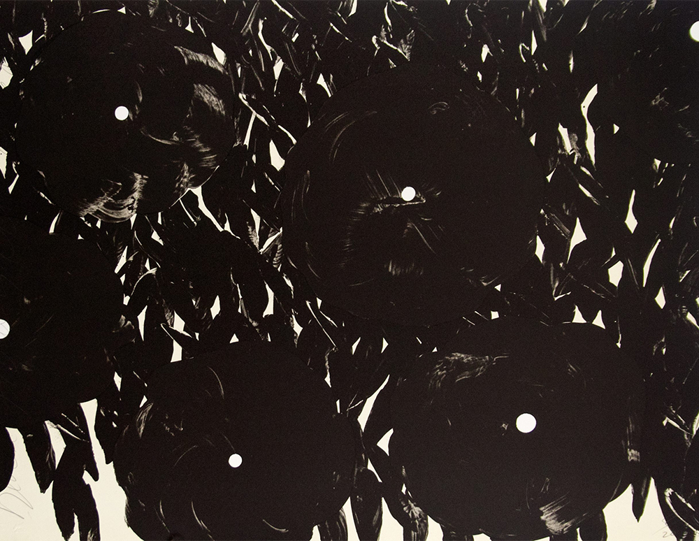 Donald Sultan, Black Flowers, Oct 15 1996