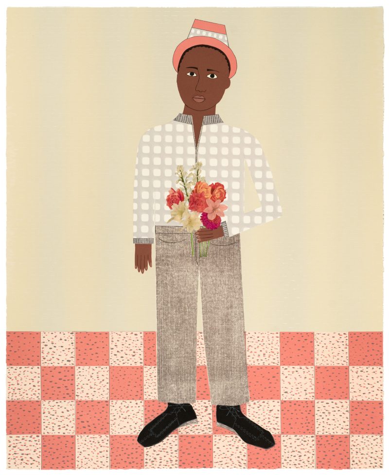 Lucy Fradkin, Arthur with Flowers, 2023 (23-312)