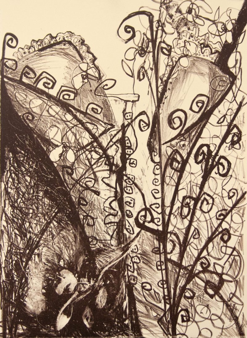 Maria Baca, Reflexiones del Corazo: Capullo de rosa (Rosebud), 1993 (93-326)