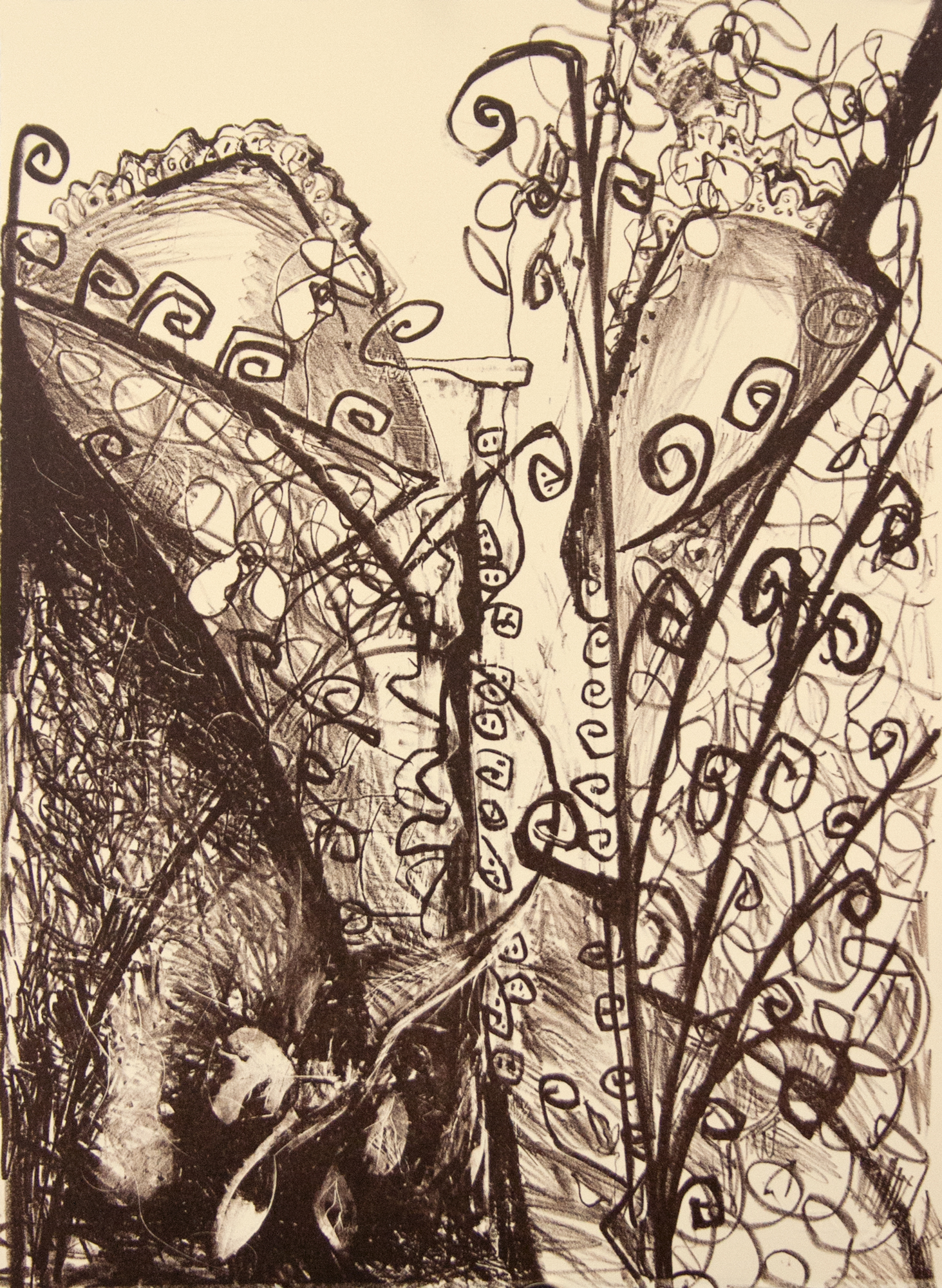 Maria Baca, Reflexiones del Corazo: Capullo de rosa (Rosebud), 1993 (93-326)