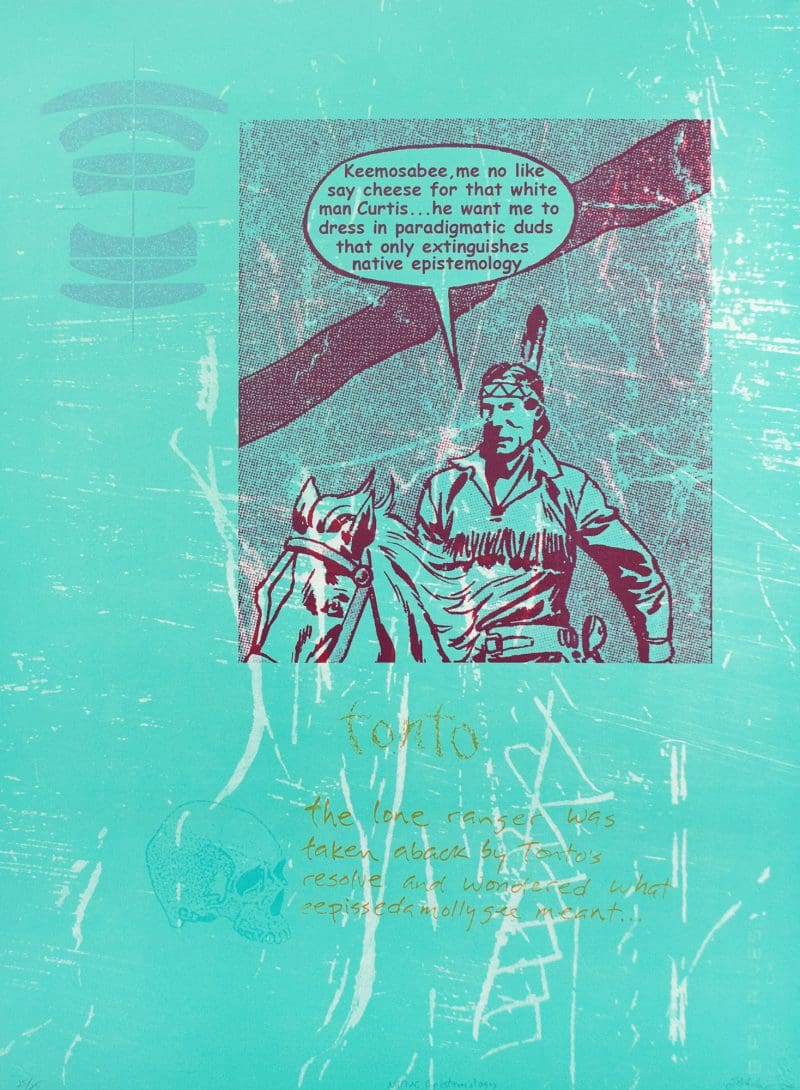 Larry McNeil, Native Epistemology, 2004 (Crow's Shadow 04-205)