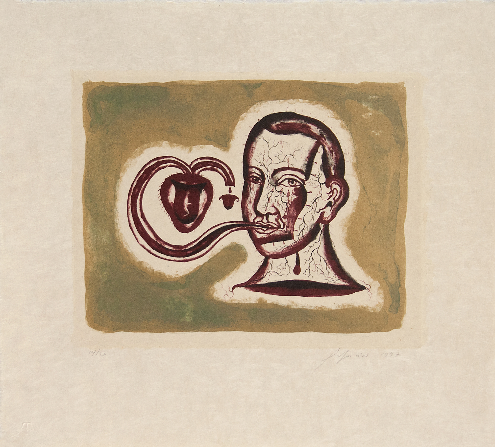 Jaime Palacios, Santo Bebiendo, 1996 (96-364)