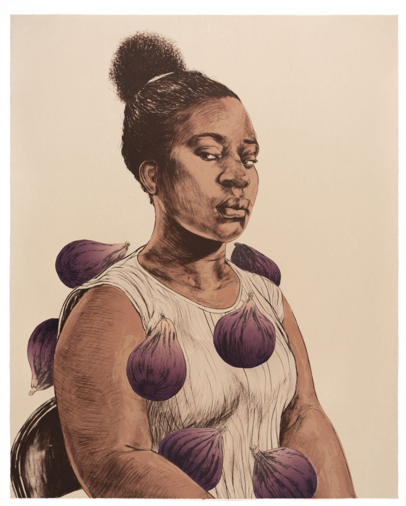 Robert Pruitt, Woman with Figs, 2024 (24-323)